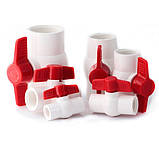 Кран шаровий Presto-PS 19 мм із внутрішнім різьбленням 3/4 дюйма, в упаковці - 10 шт. (PF-0125), фото 4