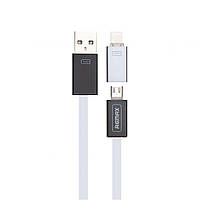 USB Remax RC-026t Shadow Lightning / Micro Цвет Серый