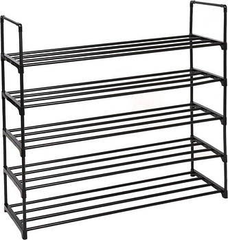Полиця для взуття Eco Fabric 5 рівнів 87x90x29.5 см EF-4782-5