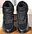 Розміри 36, 37, 38, 39  Зимові шкіряні черевики кросівки Restime, на хутрі, чорні, повнорозмірні, фото 3