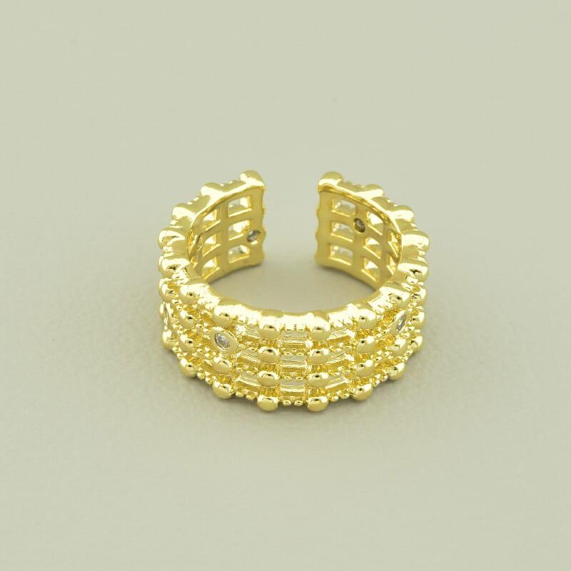 Кільце 'XUPING' Фіаніт (позолота 18к (лимонне)), фото 1