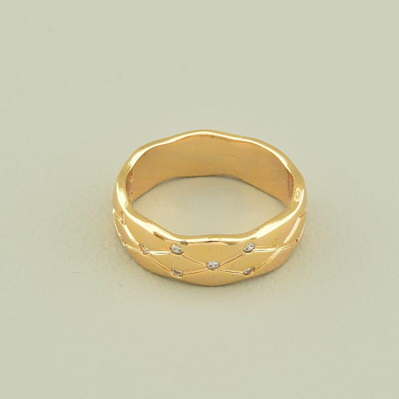 Кільце 'XUPING' Фіаніт (позолота 18к), фото 1