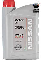 Моторное масло Nissan Motor Oil 0W-20 1л (KE90090133)