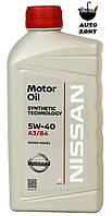 Моторное масло Nissan Motor Oil 5W-40 1л (KE90090032)