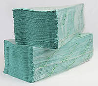 Рушники паперові Кохавінка зелені, V-V укладання, 23 х 25см, 170 аркушів в упаковці