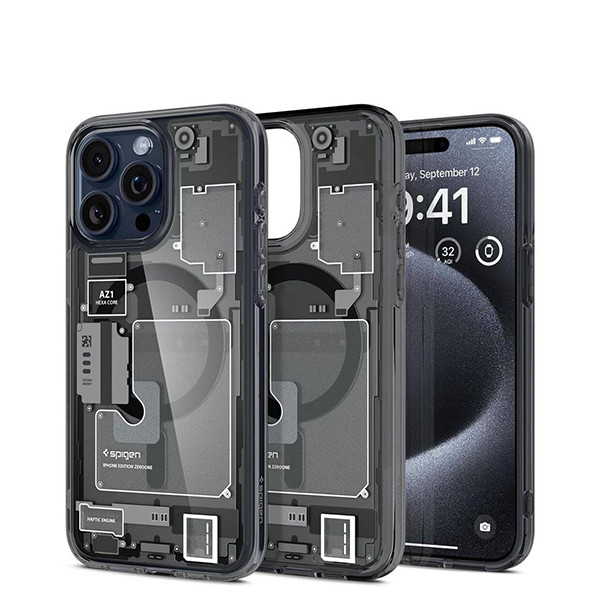 Чохол Spigen Ultra Hybrid Mag Magsafe iPhone 15 Pro Zero One Case ACS06721, фото 1