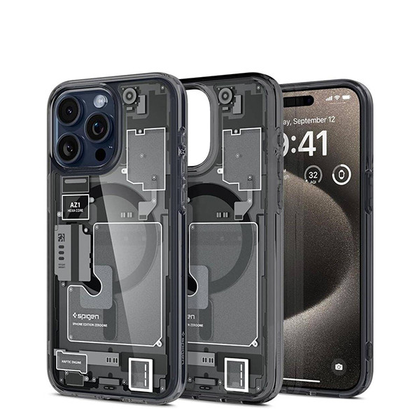 Чохол Spigen Ultra Hybrid Mag Magsafe iPhone 15 Pro Max Zero One Case ACS06582, фото 1