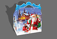 Новогодняя упаковка "Санта с почтой" 24-44*3