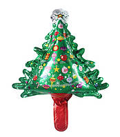 Фольгована міні кулька Ялинка 32х42 см (Китай)