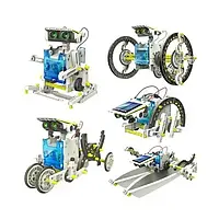 Развивающий конструктор для детей Робот 13 в 1 с солнечной панелью и моторчиком Solar Robot Kit