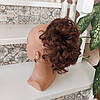 Шиньон накладка на гребінцях подовжена світло-каштановий 902А-30, фото 4