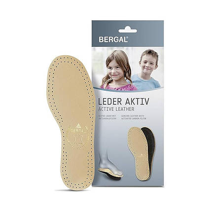 Ортопедичні устілки для дітей BERGAL Active Leather Kids 86610, фото 1