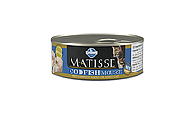 Влажный корм для кошек Farmina Matisse CAT Mousse Godfish треска 85 г х 12 шт