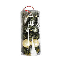 Набір ялинкових іграшок Stenson R90670 green