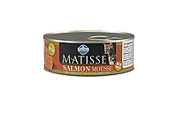 Влажный корм для кошек  Farmina Matisse CAT Mousse Salmon лосось 85 г х 12 шт