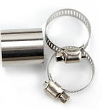 Коліно (кут) для вихлопної труби гофра 24-26 mm генератор, авто, мото, вебасто, фото 10