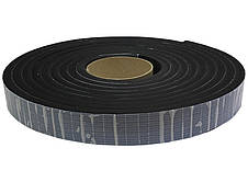 Стрічка EPDM 3мм*30мм*15м ущільнювальна самоклеюча армована, фото 2