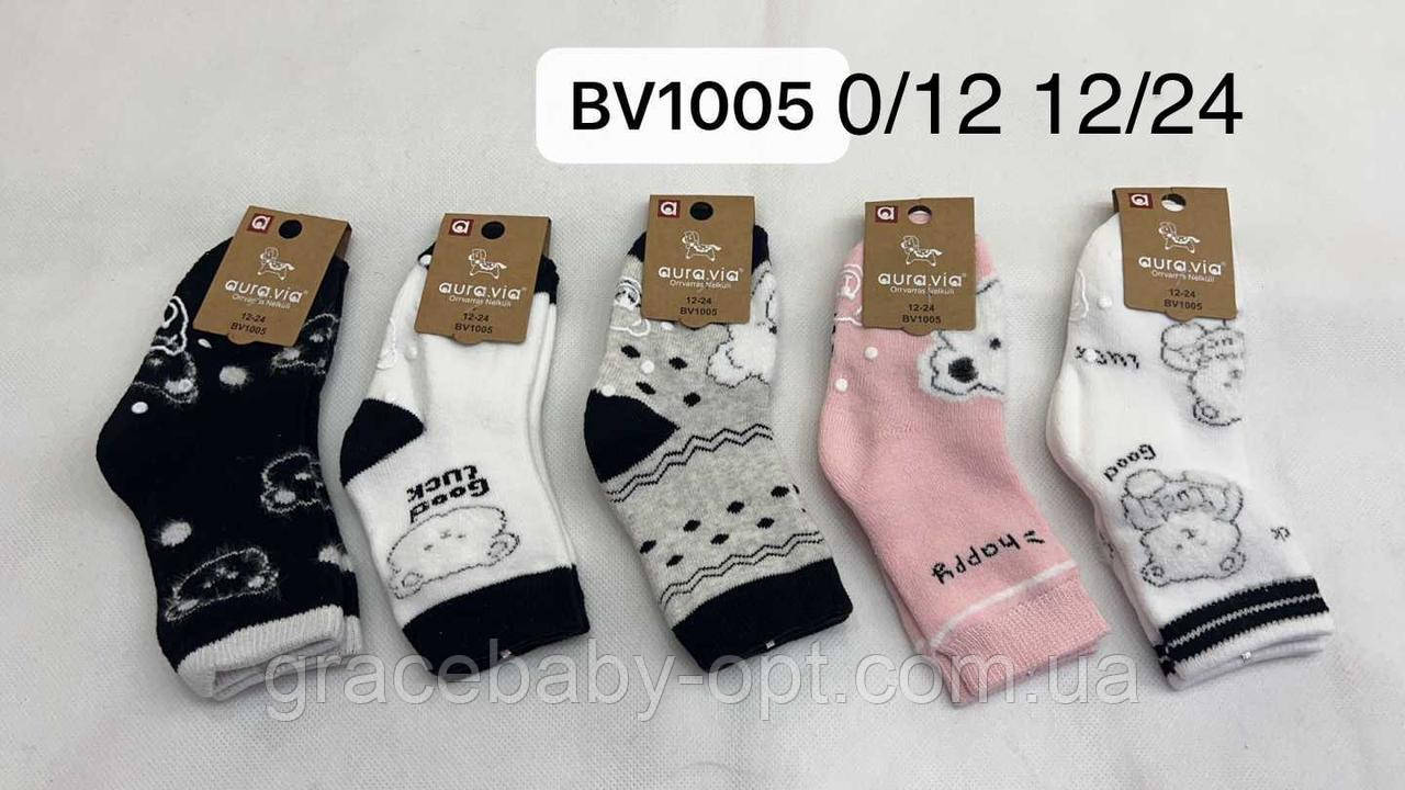 Шкарпетки теплі дитячі оптом, Aura.Via, 0/12-12/24 рр., № BV1005