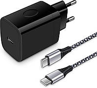 Зарядное устройство USB C мощностью 20 Вт, быстрое зарядное устройство AILKIN USB C легкое б/у