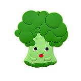 Іграшки для купання на присосках Веселі овочі з ігровим полем (комплект 6 шт) для гри малюків у ванній, фото 5