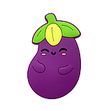 Іграшки для купання на присосках Веселі овочі з ігровим полем (комплект 6 шт) для гри малюків у ванній, фото 8