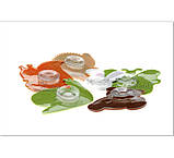 Іграшки для купання на присосках Лісові тварини (комплект 6 шт) для гри малюків у ванній, фото 7