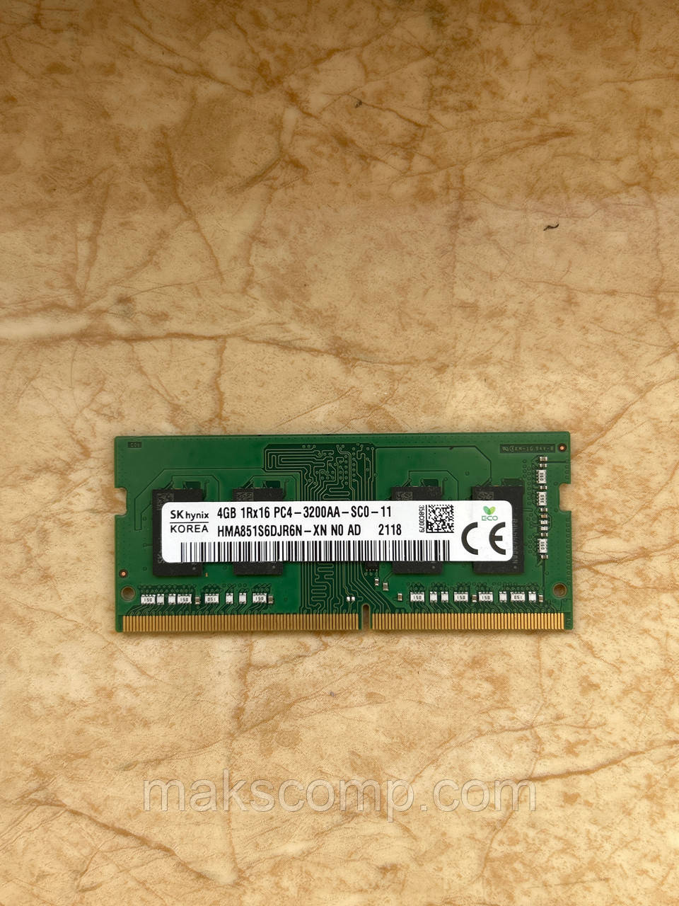 Пам'ять Samsung 4Gb PC4-3200AA DDR4 So-Dimm