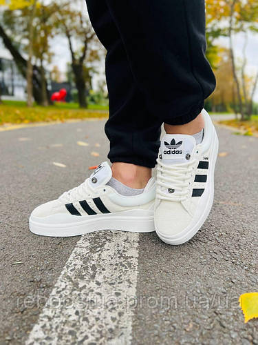 Купить Кроссовки Adidas Campus White Black, 36-39, Женские кроссовки ...