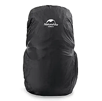 Водостойкий чехол на рюкзак Naturehike кавер 55-75л (Черный)