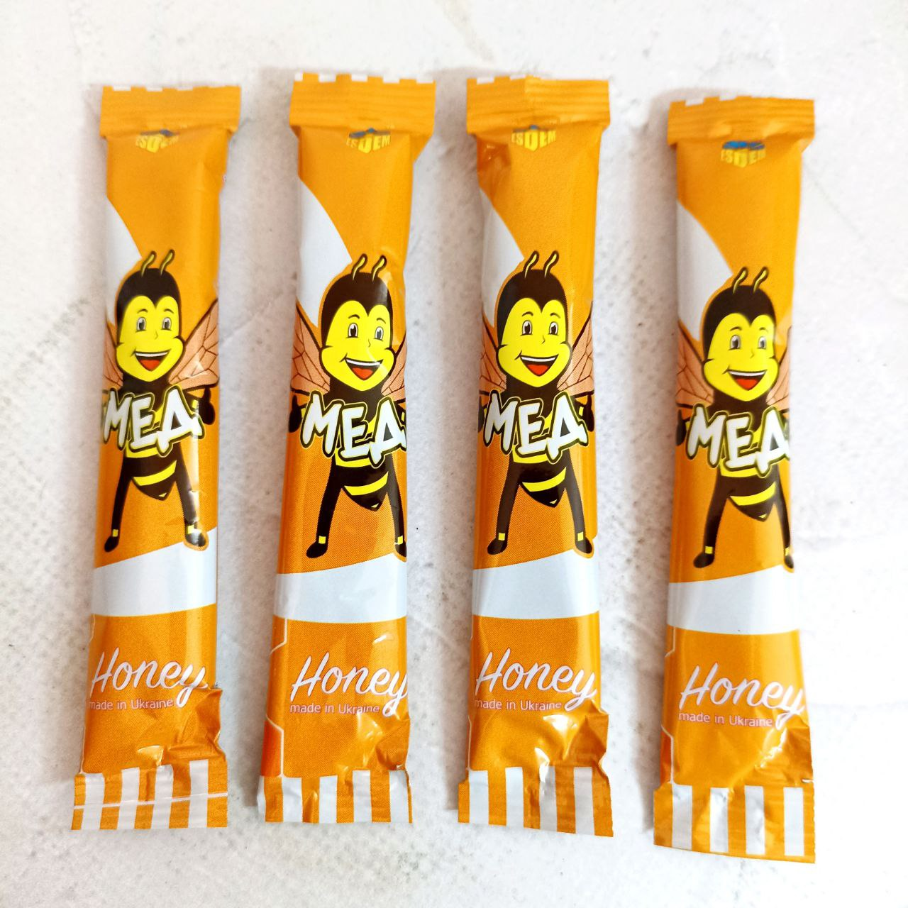 Мед порційний в стіках, 10 г, натуральний мед