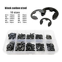 Набір Стопорних Шайб Швидкознімних Ø 1.5-10 мм 580 шт DIN 6799 Spec (SP-068580)