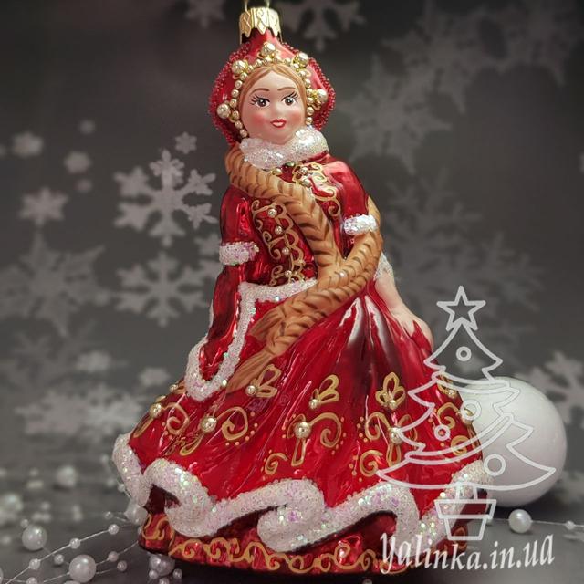 ялинкова прикраса снегурочка  morozko komoja impuls yalinka.in.ua