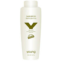 Young Shampoo Black & Green Tea Кислотный шампунь Post Color 1000мл