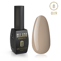 Milano Cosmetic гель-лак №019 для ногтей, 8 мл