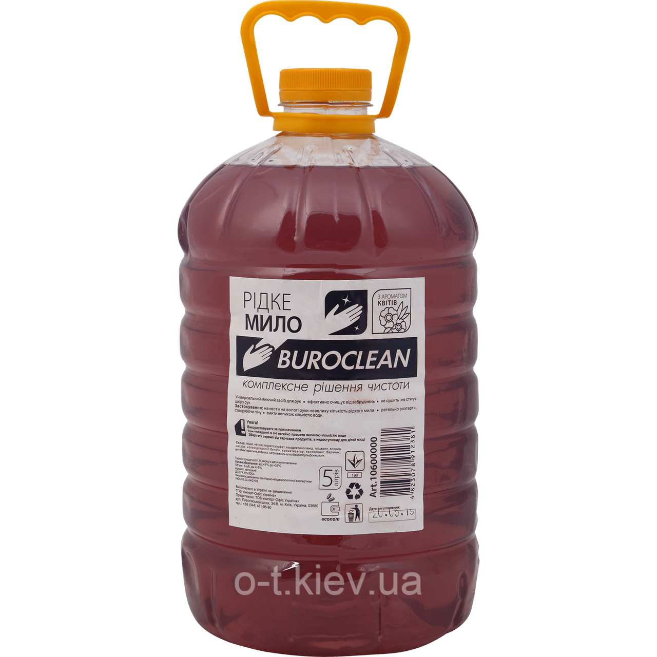 Мило рідке Buroclean ECO 5л КВІТКОВЕ (10600000)