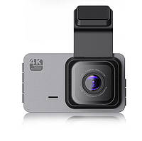 Видеорегистратор автомобильный WiFi c USB 2 камеры 4К экран ночной режим G-cенсор Y11-AHD
