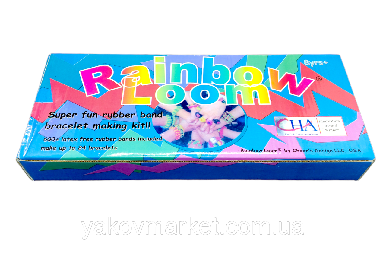 Набор для творчества (резинки для плетения браслетов) Rainbow Loom - фото 3 - id-p1334299793