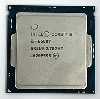 Процессор s1151 Intel Core i5-6600T 2.7-3.5GHz 4/4 6MB DDR3L 1333-1600 DDR4 1866-2133 HD Graph. 530 35W б/у