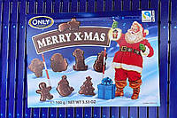 Новогодние шоколадные фигурки Only Merry X-Mas 100 г