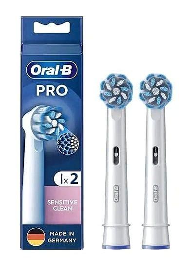 Змінні насадки для електричної зубної щітки Oral-B EB60RX PRO Sensitive Clean 2 шт