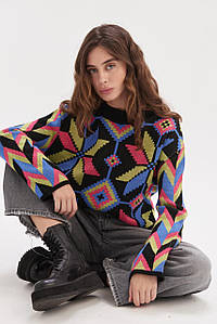 Джемпер "Еліс" (чорний, фісташка, волошковий, кораловий)