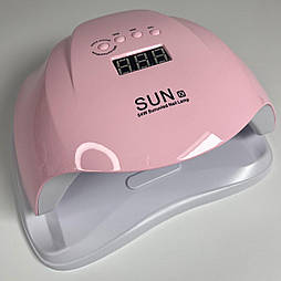 Лампа для сушіння нігтів SUN X UV+LED 54 Вт Рожева