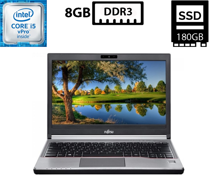 Ноутбук Fujitsu LifeBook E734/13.3"TN 1366x768/Core i5-4300M 2.60GHz/8GB DDR3/SSD 180GB/Intel HD Graphics Камера Б/В