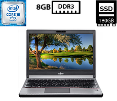 Ноутбук Fujitsu LifeBook E734/13.3"TN(1366x768)/Intel Core i5-4300M 2.60GHz/8GB DDR3/SSD 180GB/Intel HD Graphics 4600/Camera, DP