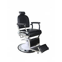 Кресло парикмахерское для barbershop Tiger pro Черное (Krasa Prof TM)