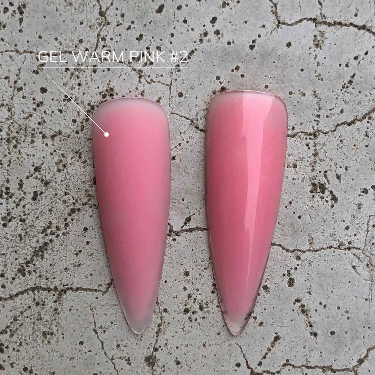 Гель для нарощування Bilder Gel від ТМ Crooz №2 Warm Pink, 15 мл, фото 1