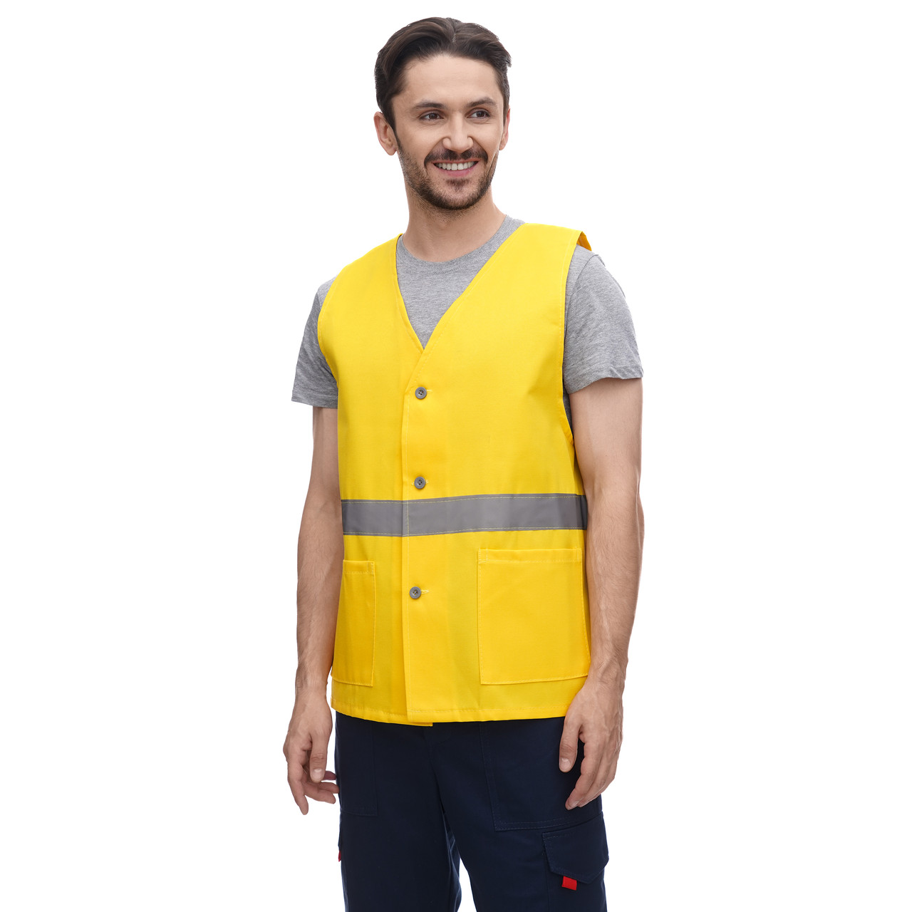 Жилет сигнальний, жовтий Грета, фото 1