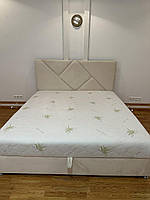 Кровать мягкая двуспальная Геометрия с каркасным матрасом Умелые руки купить в Одессе, Украине