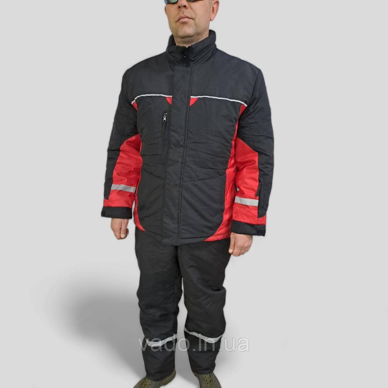 Костюм утеплений з логотипом "CASE", фото 1