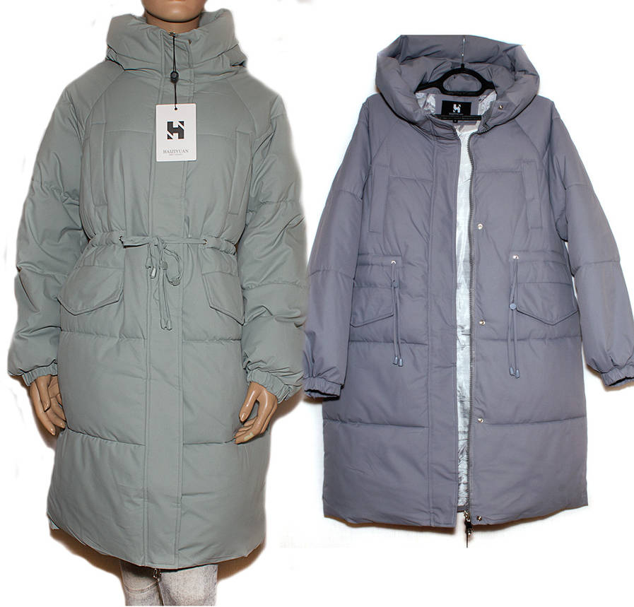 Подовжена куртка пальто  зимова M,L,XL, фото 2